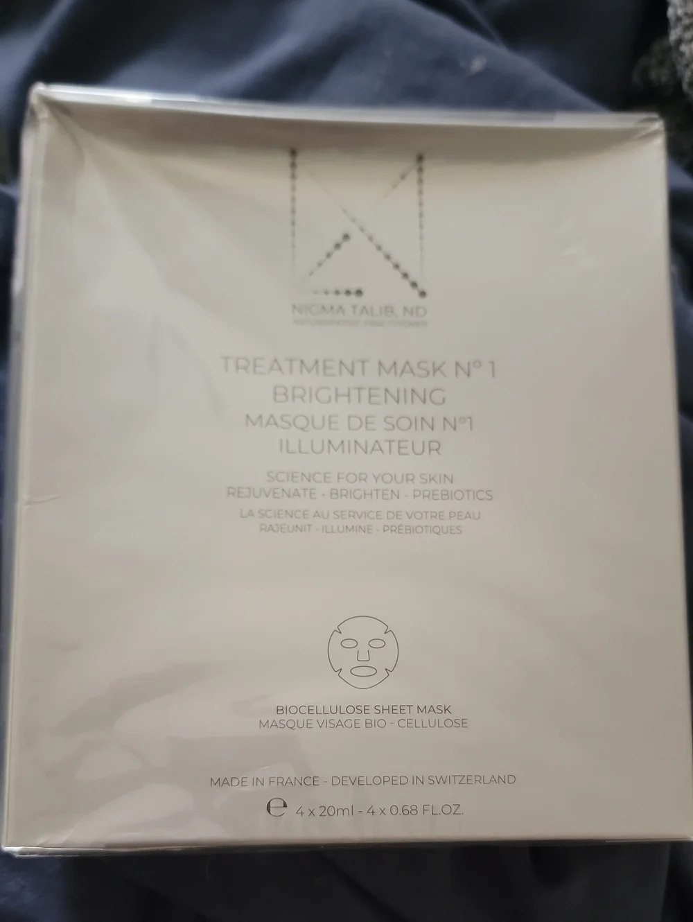 NICMA TALIB Treatment Mask No.1 Brightening - 4 Pack Very Pricey!